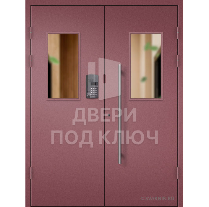 Подъездная двустворчатая дверь ДПК-13815